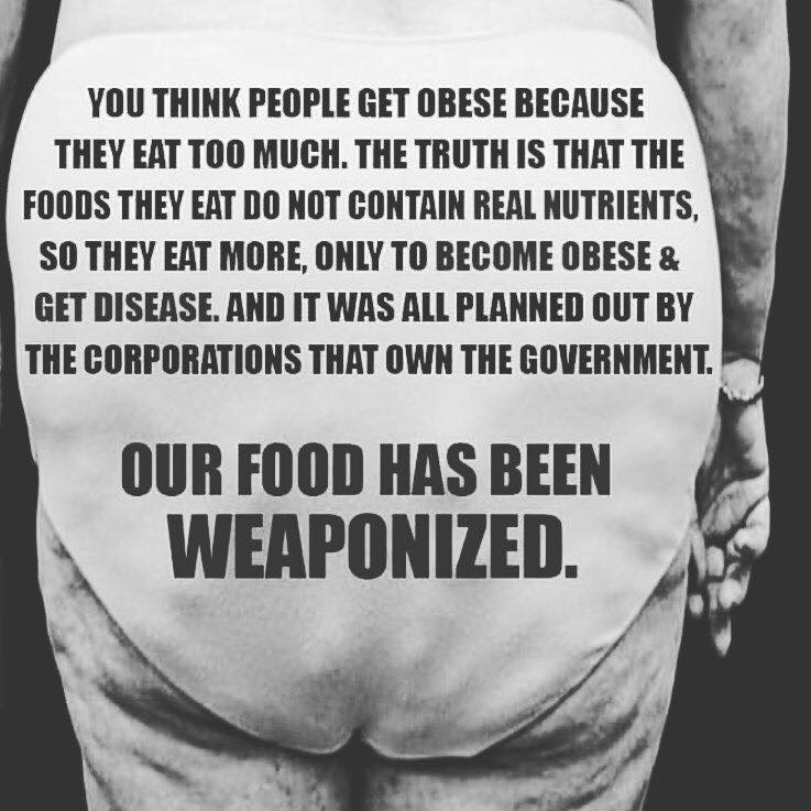 You overeat because the foods your eating are lacking nutrients to keep you satisfied