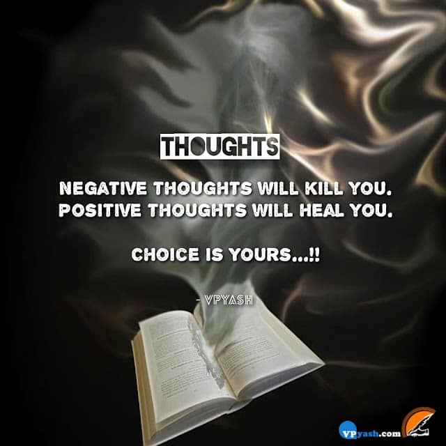 Positive thinking can heal you and negative thinking can kill you